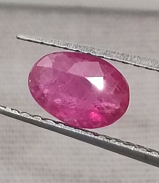 Mozambique Ruby 0.87ct Certified Natural Untreated Gemstone