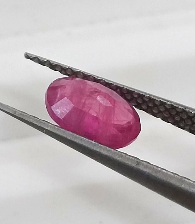 Mozambique Ruby 0.87ct Certified Natural Untreated Gemstone