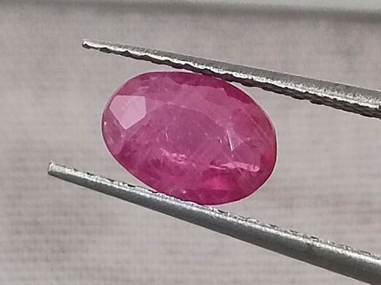 Mozambique Ruby 0.87ct Certified Natural Untreated Gemstone