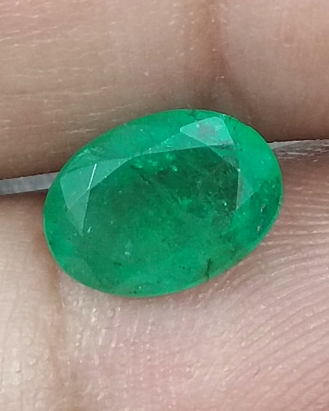 GSI Certified 1.87ct Velvet Green, Natural Gemstone