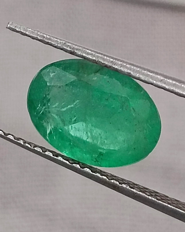 GSI Certified 1.87ct Velvet Green, Natural Gemstone