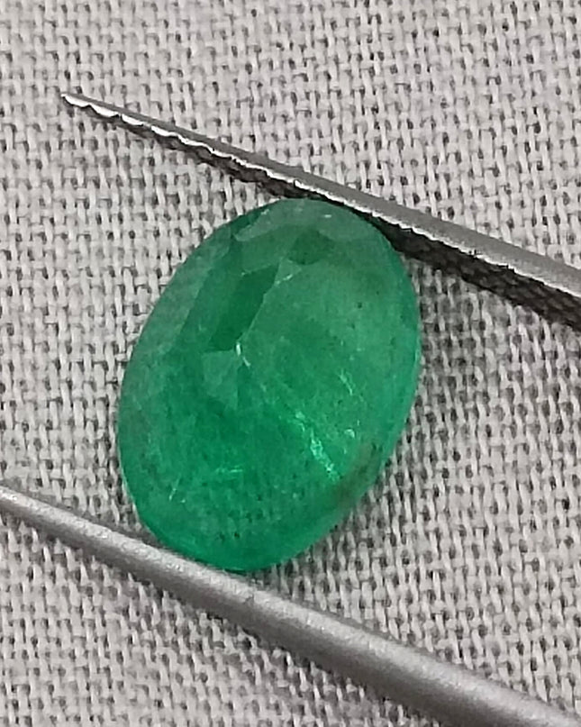 GSI Certified 1.87ct Velvet Green, Natural Gemstone