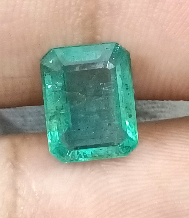 Certified 2.87ct Zambian Emerald, Natural Loose Gemstone