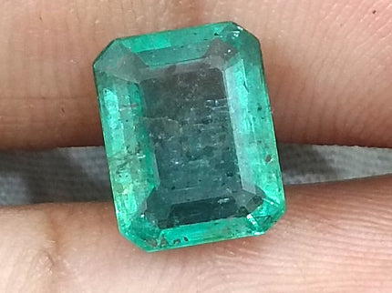 Certified 2.87ct Zambian Emerald, Natural Loose Gemstone