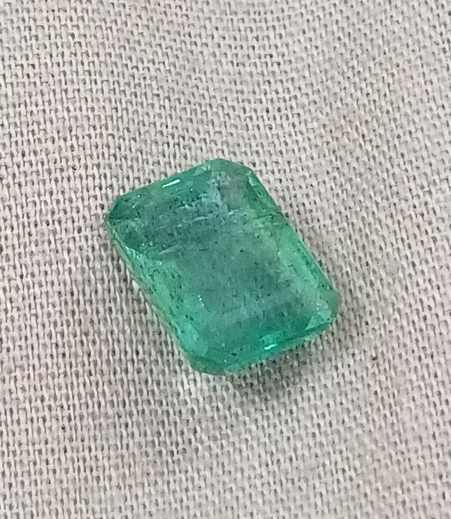 Certified 2.87ct Zambian Emerald, Natural Loose Gemstone