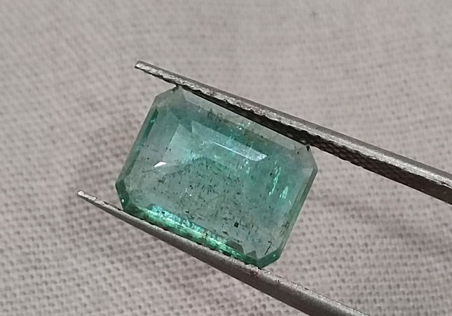 GSI Certified 2.87ct Zambian Emerald, Natural Loose Gemstonr