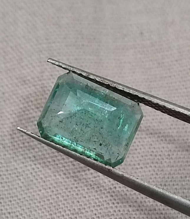 Certified 2.87ct Zambian Emerald, Natural Loose Gemstone