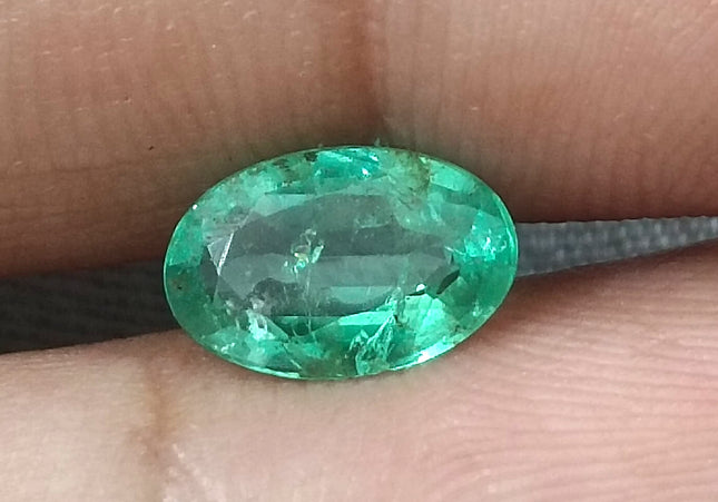 GSI Certified 1.28ct Zambian Emerald, Natural Loose Gemstone