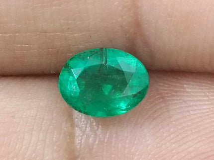 GSI Certified 1.29ct Deep Green Emerald, Natural Loose Gemstone