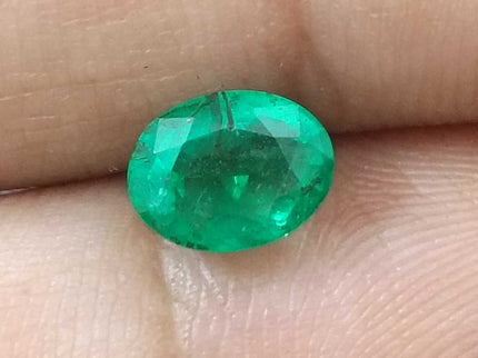 GSI Certified 1.29ct Deep Green Emerald, Natural Loose Gemstone