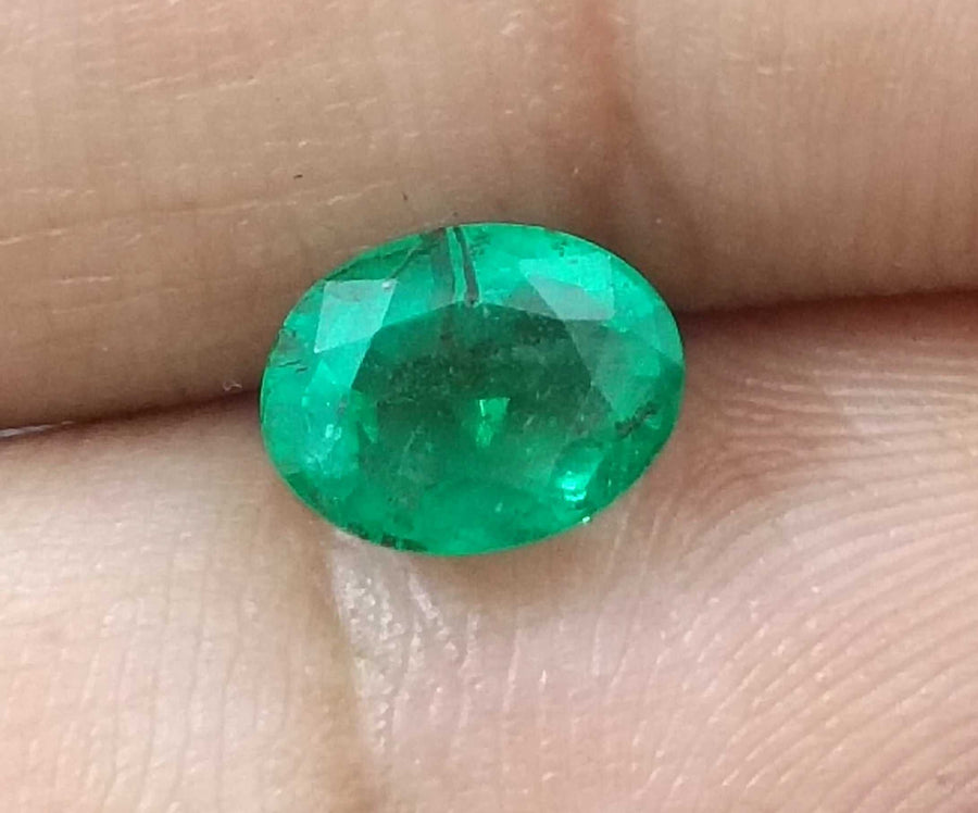 GSI Certified 1.29ct Deep Green Emerald, Natural Loose Gemstone