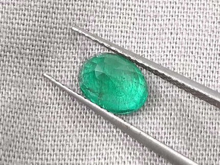 GSI Certified 1.29ct Deep Green Emerald, Natural Loose Gemstone