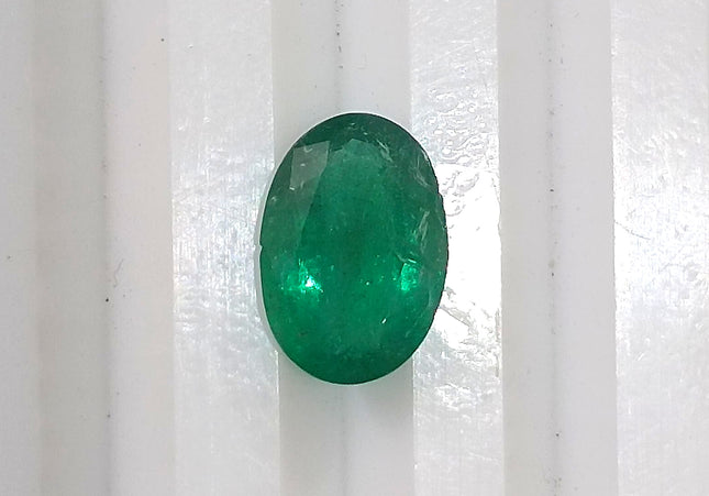 GSI Certified 1.05 Deep Green Emeralds, Natural Loose Gemstone