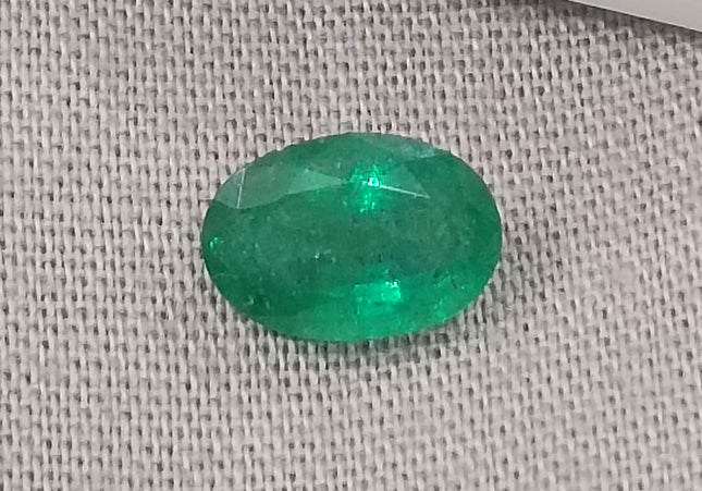 GSI Certified 1.05 Deep Green Emeralds, Natural Loose Gemstone
