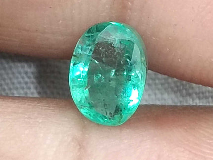 GSI Certified 1.42ct Panjshir Emerald Natural Gemstone