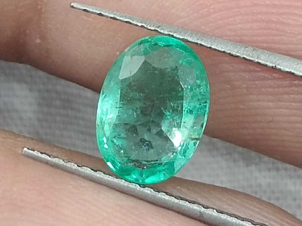 GSI Certified 1.42ct Panjshir Emerald Natural Gemstone