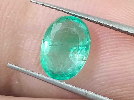 GSI Certified 1.42ct Panjshir Emerald Natural Gemstone