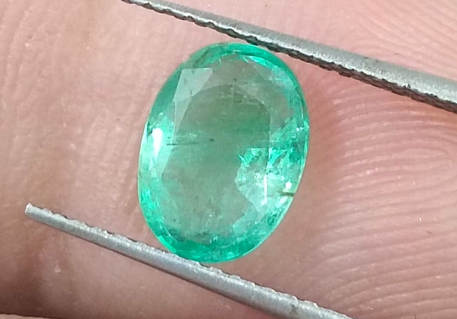 GSI Certified 1.42ct Panjshir Emerald, Natural Gemstone