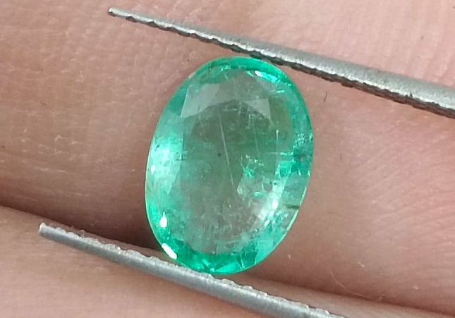 GSI Certified 1.42ct Panjshir Emerald, Natural Gemstone