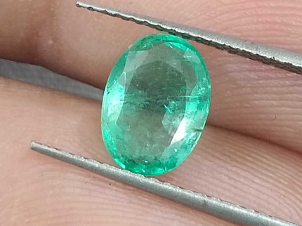 GSI Certified 1.42ct Panjshir Emerald Natural Gemstone