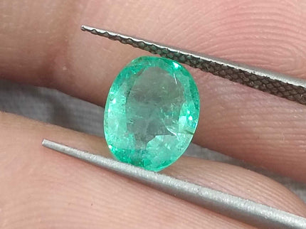 GSI Certified 1.42ct Panjshir Emerald Natural Gemstone