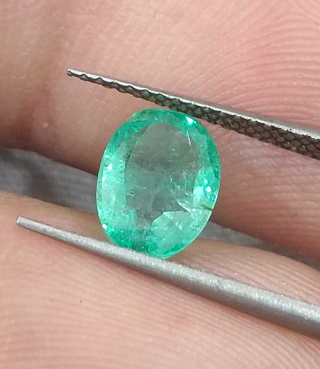 GSI Certified 1.42ct Panjshir Emerald Natural Gemstone
