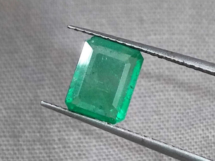 Certified 1.32ct Zambian Emerald, Natural Loose Gemstone
