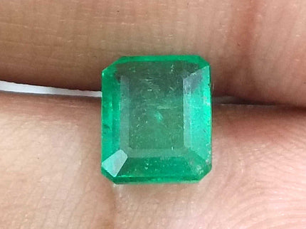 Certified 1.32ct Zambian Emerald, Natural Loose Gemstone