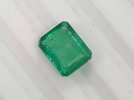 Certified 1.32ct Zambian Emerald, Natural Loose Gemstone