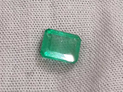 Certified 1.32ct Zambian Emerald, Natural Loose Gemstone