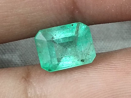 Ethiopian Emerald 2.43ct Certified  Natural Medium Light Green Gemstone