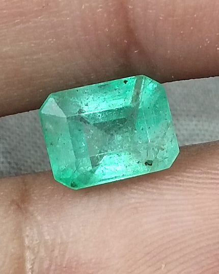 GSI Certified 2.43ct  Ethiopian Emerald, 100% Natural Gem