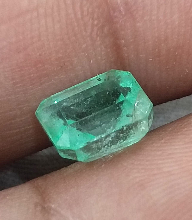 Ethiopian Emerald 2.43ct Certified  Natural Medium Light Green Gemstone