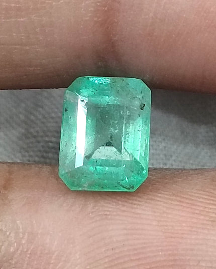 GSI Certified 2.43ct  Ethiopian Emerald, 100% Natural Gem