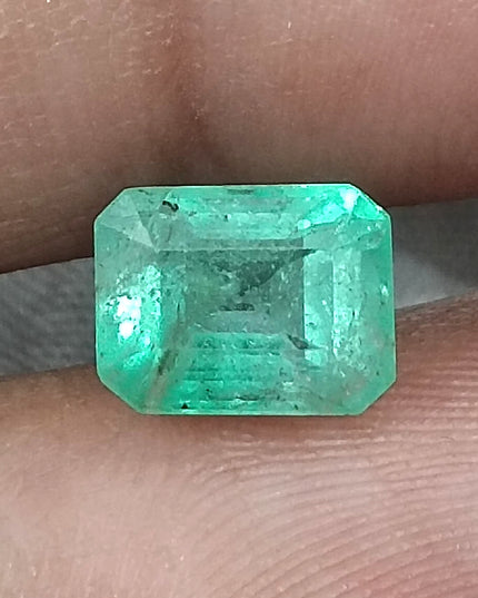 GSI Certified 2.43ct  Ethiopian Emerald, 100% Natural Gem