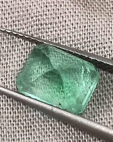 GSI Certified 2.43ct  Ethiopian Emerald, 100% Natural Gem