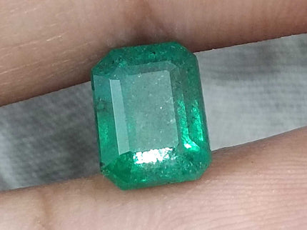 Certified 2.59ct Natural Gemstone Zambian Emerald