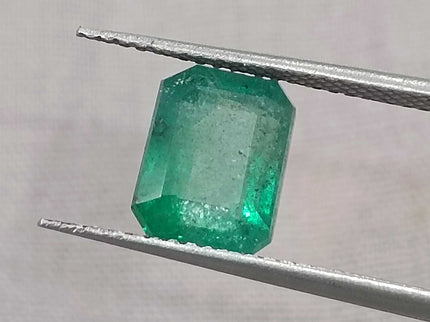 Certified 2.59ct Natural Gemstone Zambian Emerald