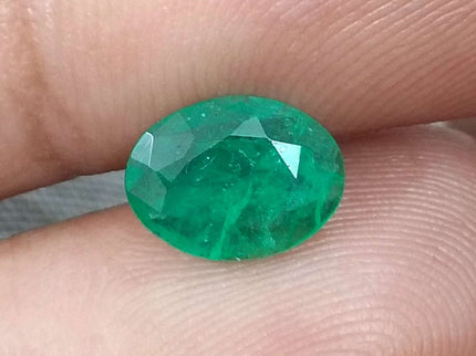 GSI Certified 1.30ct Zambian Emerald