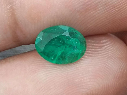 GSI Certified 1.30ct Zambian Emerald