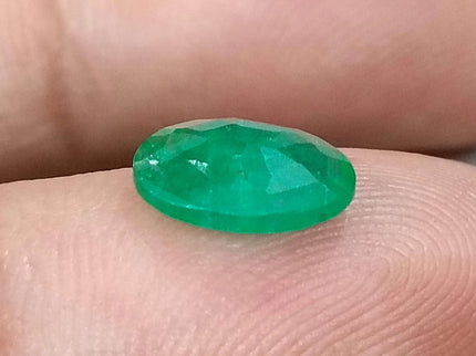GSI Certified 1.30ct Zambian Emerald
