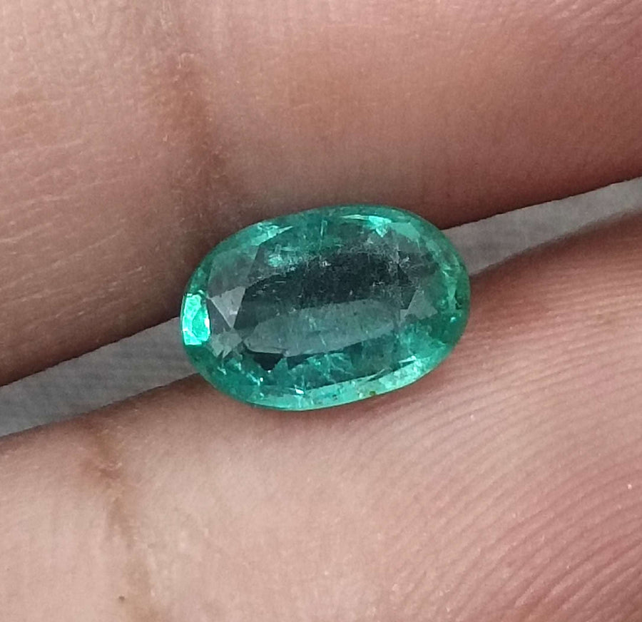 GSI Certified 1.16ct Zambian Emerald