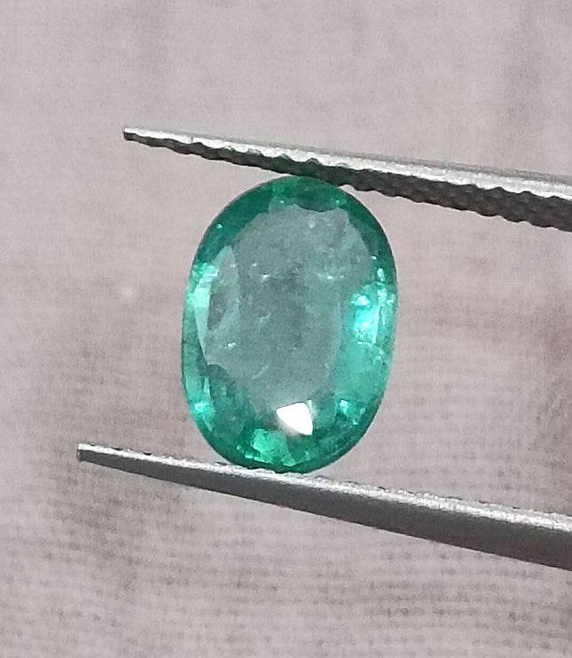 GSI Certified 1.16ct Zambian Emerald
