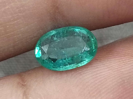 GSI Certified 1.16ct Zambian Emerald