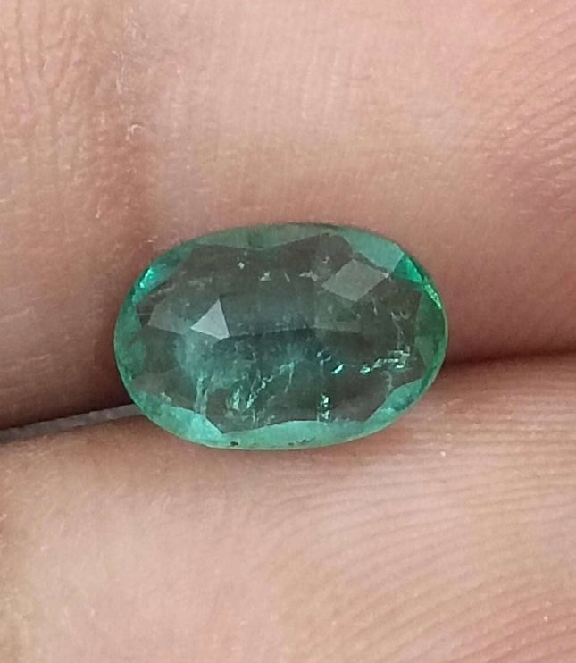 GSI Certified 1.16ct Zambian Emerald