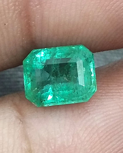 GSI Certified 2.27ct Velvet Green Emerald