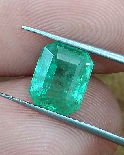 GSI Certified 2.27ct Velvet Green Emerald