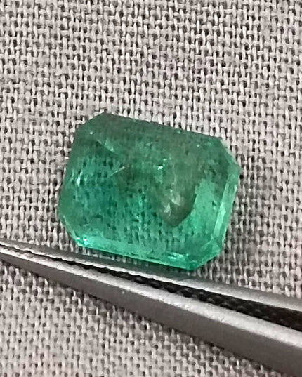 GSI Certified 2.27ct Velvet Green Emerald
