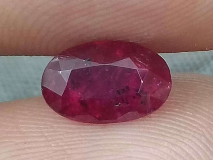 Mozambique Ruby 1.42ct Certified Blood Red Natural Untreated Gemstone