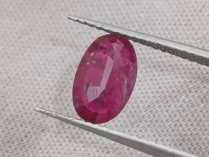Mozambique Ruby 1.42ct Certified Blood Red Natural Untreated Gemstone